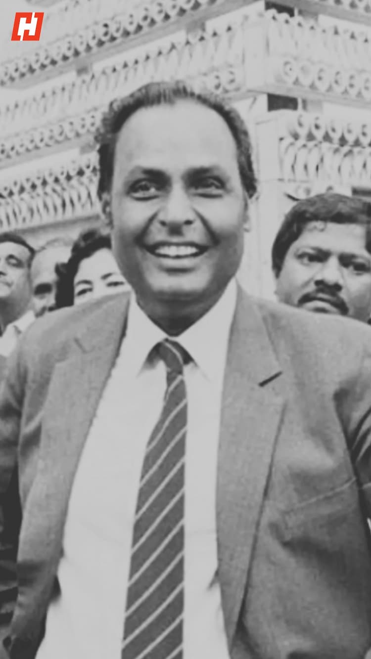 Dhirubhai Ambani, born in a modest family in Chorwad, Gujarat, left school after 10th to support his family
