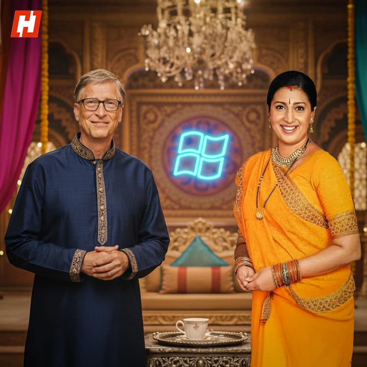 Saas, Bahu and Bill Gates: Microsoft founder with ‘Tulsi’