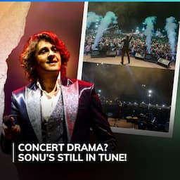 Sonu Nigam keeps the vibes alive as man charges at him during concert; fans laud singer
