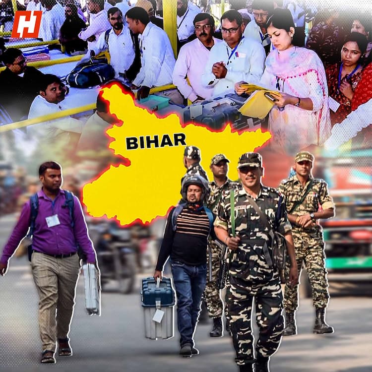 Bihar Assembly elections phase 2 security tightened after Delhi blast Bihar Assembly elections phase 2 security tightened after Delhi blast