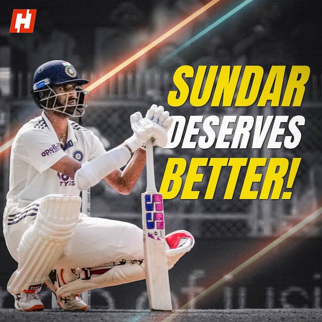 Washington Sundar: India’s best batter this series…yet the first to be demoted! Washington Sundar: India’s best batter this series…yet the first to be demoted!