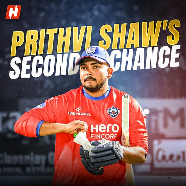 Delhi Capitals hand Prithvi Shaw one last shot at redemption Delhi Capitals hand Prithvi Shaw one last shot at redemption