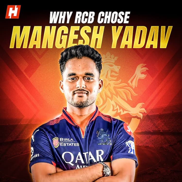 5.2 Crore for Mangesh Yadav: RCB's surprise pick explained! 5.2 Crore for Mangesh Yadav: RCB's surprise pick explained!
