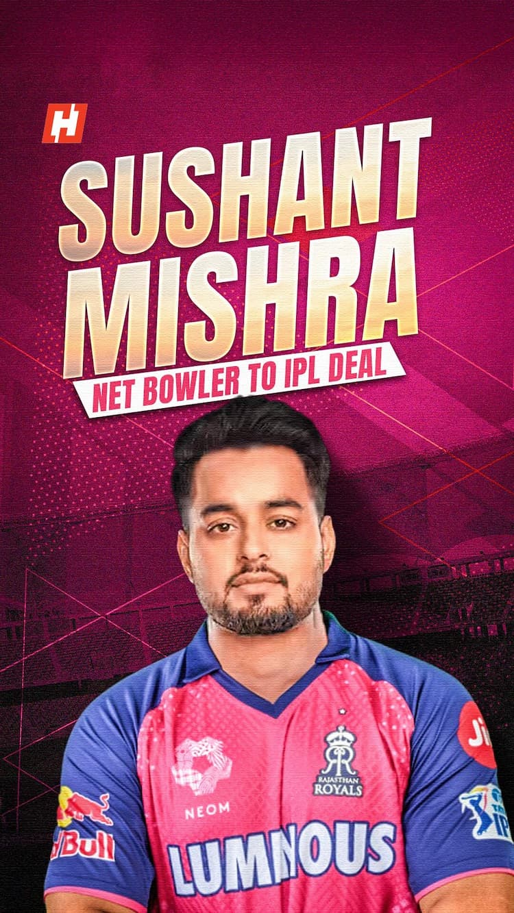 Net bowler in 2020, RR’s masterstroke in 2025 - The Sushant Mishra story Net bowler in 2020, RR’s masterstroke in 2025 - The Sushant Mishra story