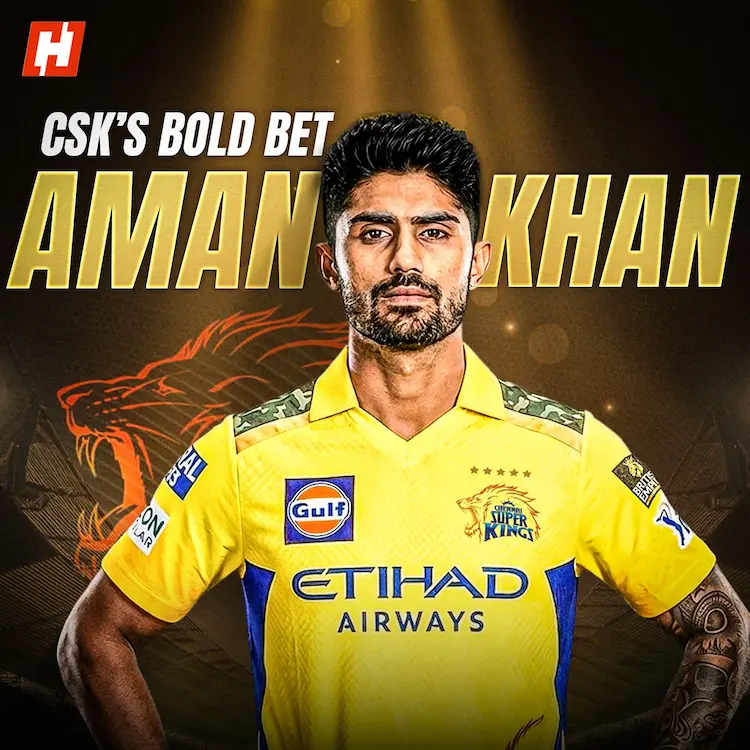 Why CSK grabbed Aman Khan? Low-key stats, high-key potential Why CSK grabbed Aman Khan? Low-key stats, high-key potential