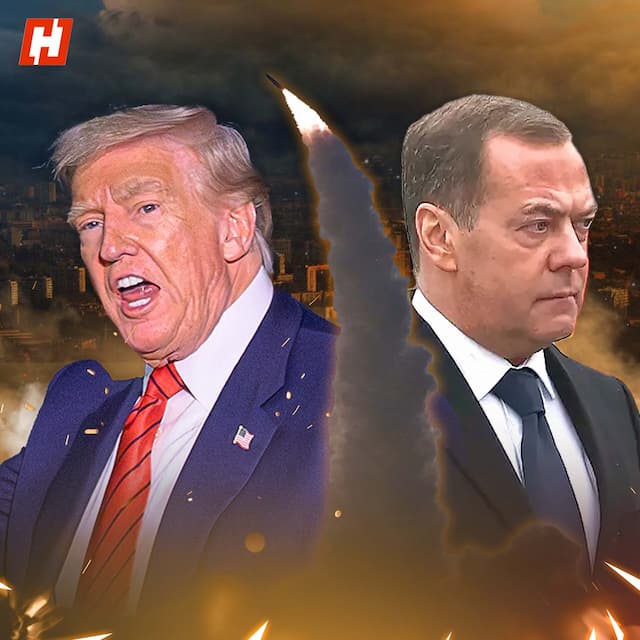 Trump invokes nuke threat after war of words with Russia's Dmitry Medvedev Trump invokes nuke threat after war of words with Russia's Dmitry Medvedev