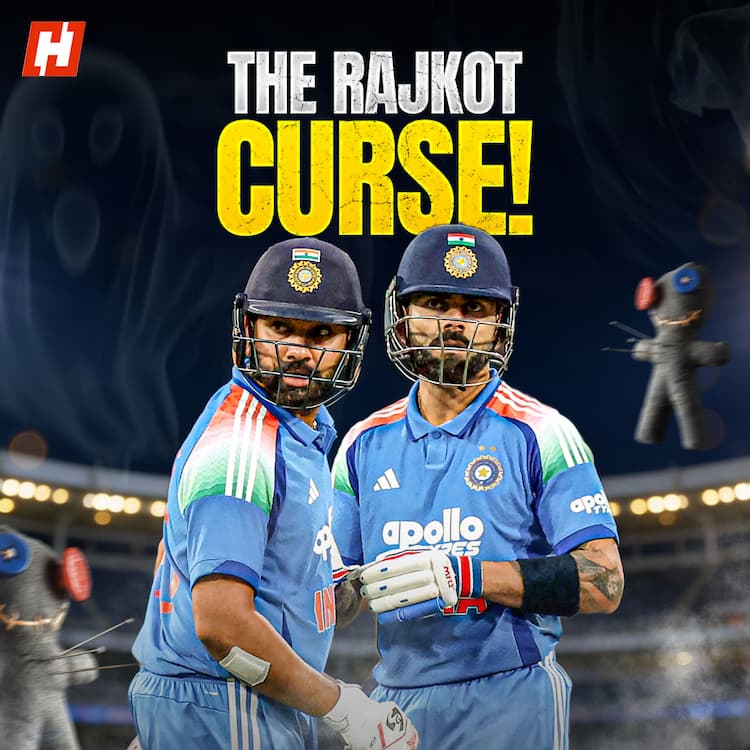 The Rajkot curse - This Virat Kohli and Rohit Sharma fact will shock you The Rajkot curse - This Virat Kohli and Rohit Sharma fact will shock you