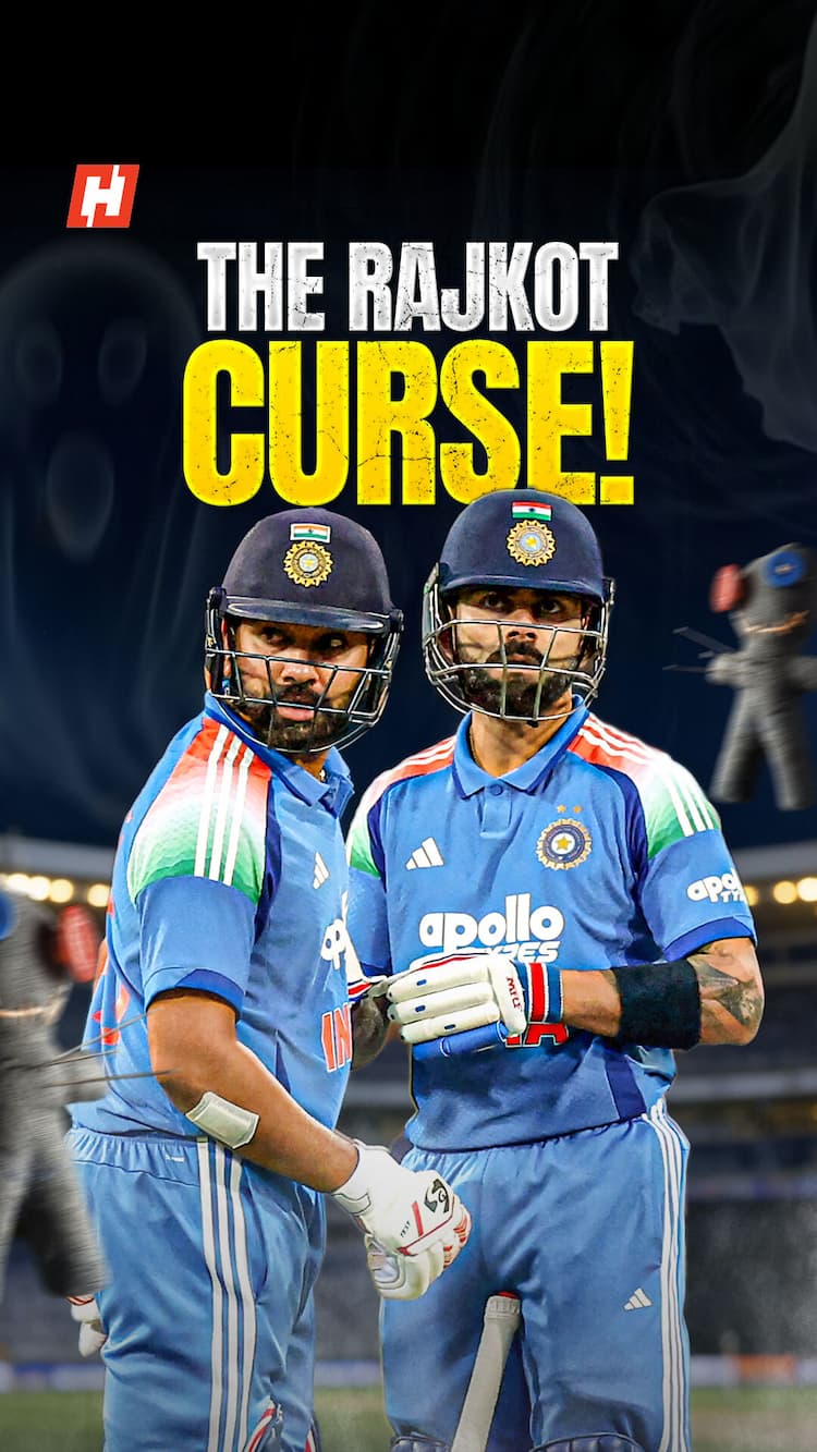 The Rajkot curse - This Virat Kohli and Rohit Sharma fact will shock you The Rajkot curse - This Virat Kohli and Rohit Sharma fact will shock you