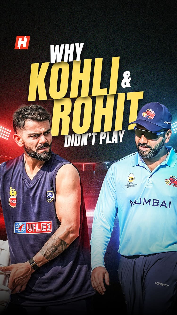 Why Virat Kohli and Rohit Sharma missed latest Vijay Hazare Trophy match Why Virat Kohli and Rohit Sharma missed latest Vijay Hazare Trophy match